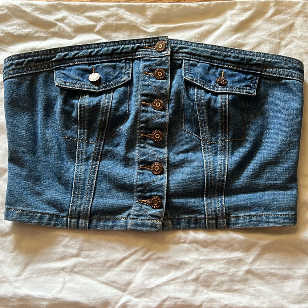 Sincerely Jules Denim Sleeveless Top. Worn twice.